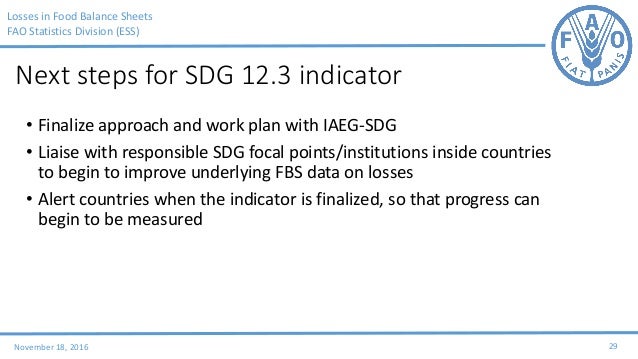 Handbook for the preparation of food balance sheets.