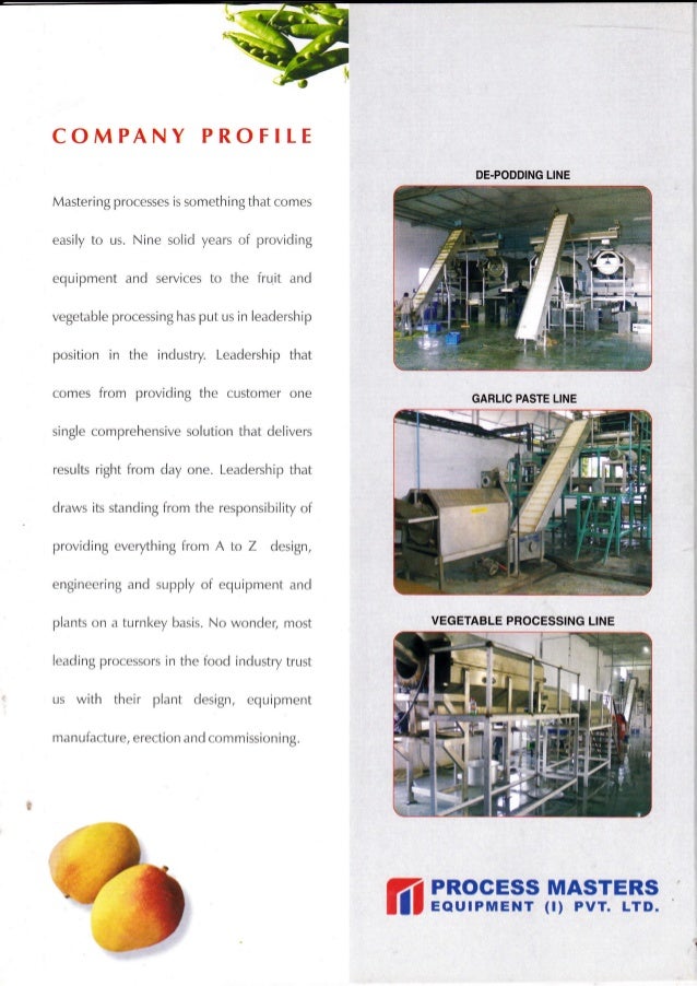 information (pdf 396.5 KB) - Food Processing Equipment