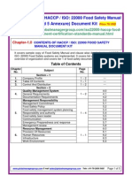 SQF Food Safety Management System Templates