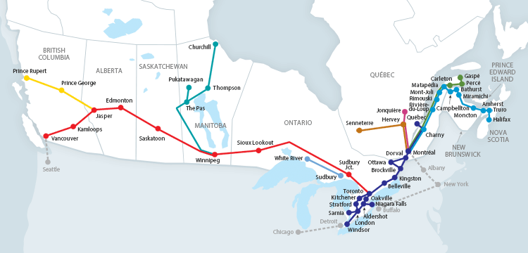 Bus from Toronto to Montreal and from Montreal to Toronto